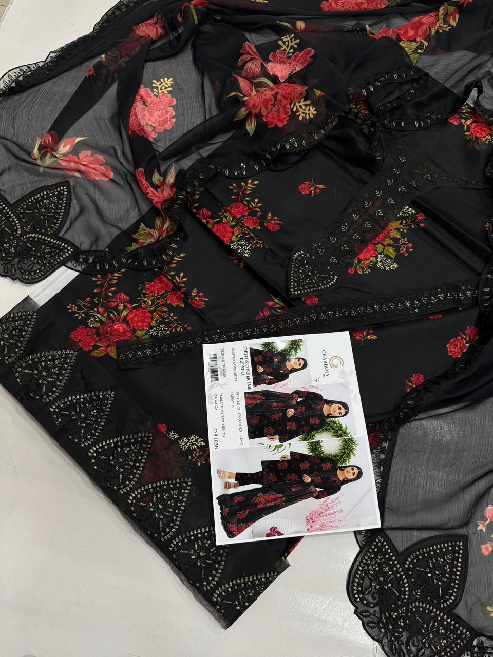 Charizma Lawn Collection  Digital Printed Suit