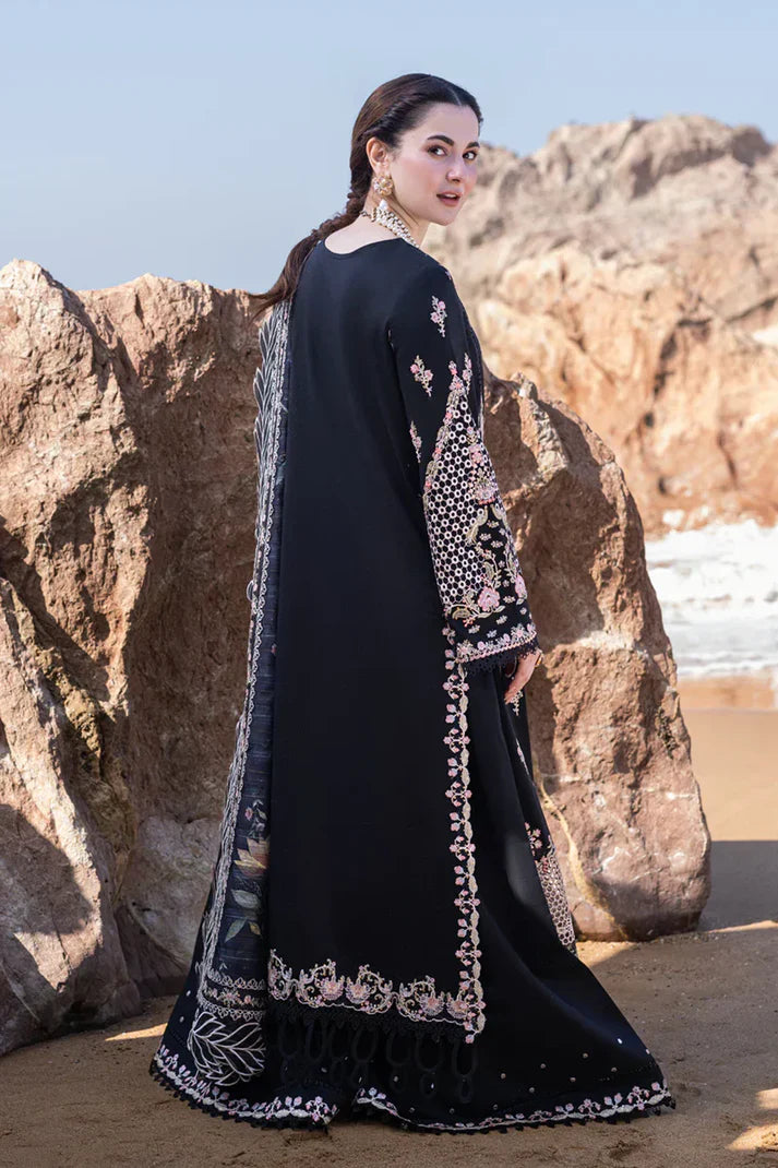 Qalamkar Luxury Embroidered Lawn 3pc