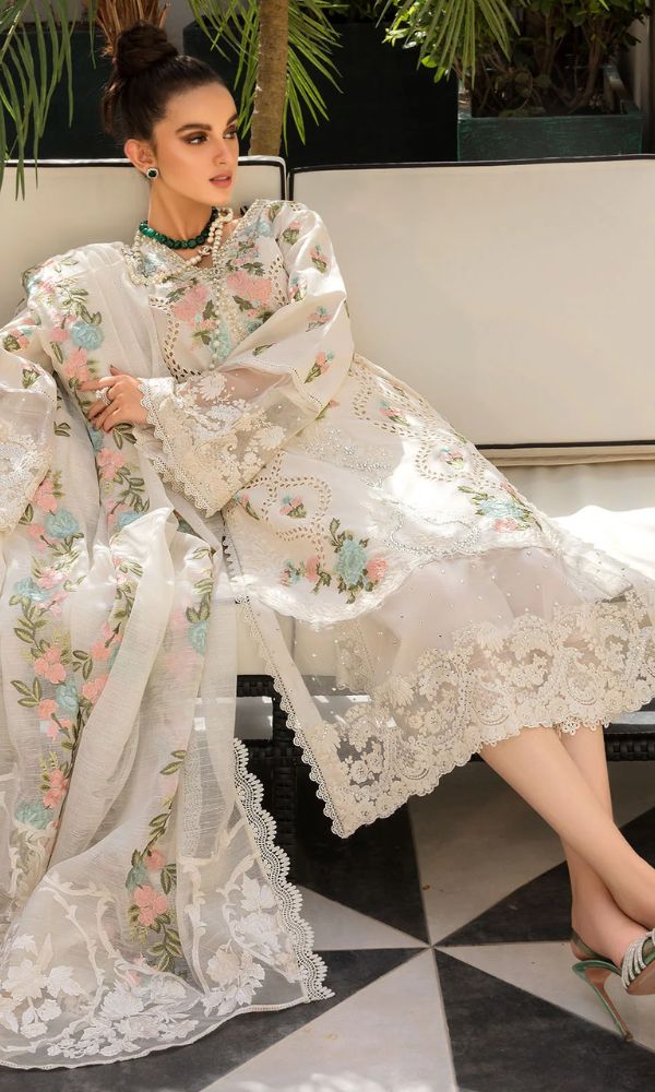 Crimson by saira shakira luxery lawn collection